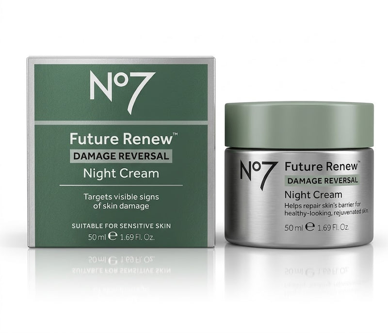 Future Renew Damage Reversal Night Face Cream – Moisturizing Anti-Aging Skincare, 1.69 oz / 50 ml