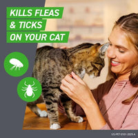 Flea & Tick Treatment for Cats and Kittens – 3 Doses, 8 Weeks and Older