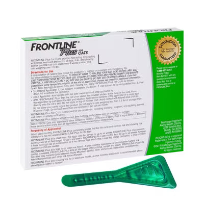 Flea & Tick Treatment for Cats and Kittens – 3 Doses, 8 Weeks and Older