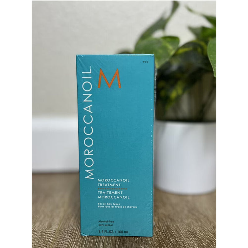 Argan Oil Hair Treatment for Smooth, Shiny & Frizz-Controlled Hair – 3.4 fl oz / 100 ml with Pump