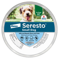 Flea and Tick Prevention Collar for Small Dogs Up to 18 lbs, 8-Month Protection