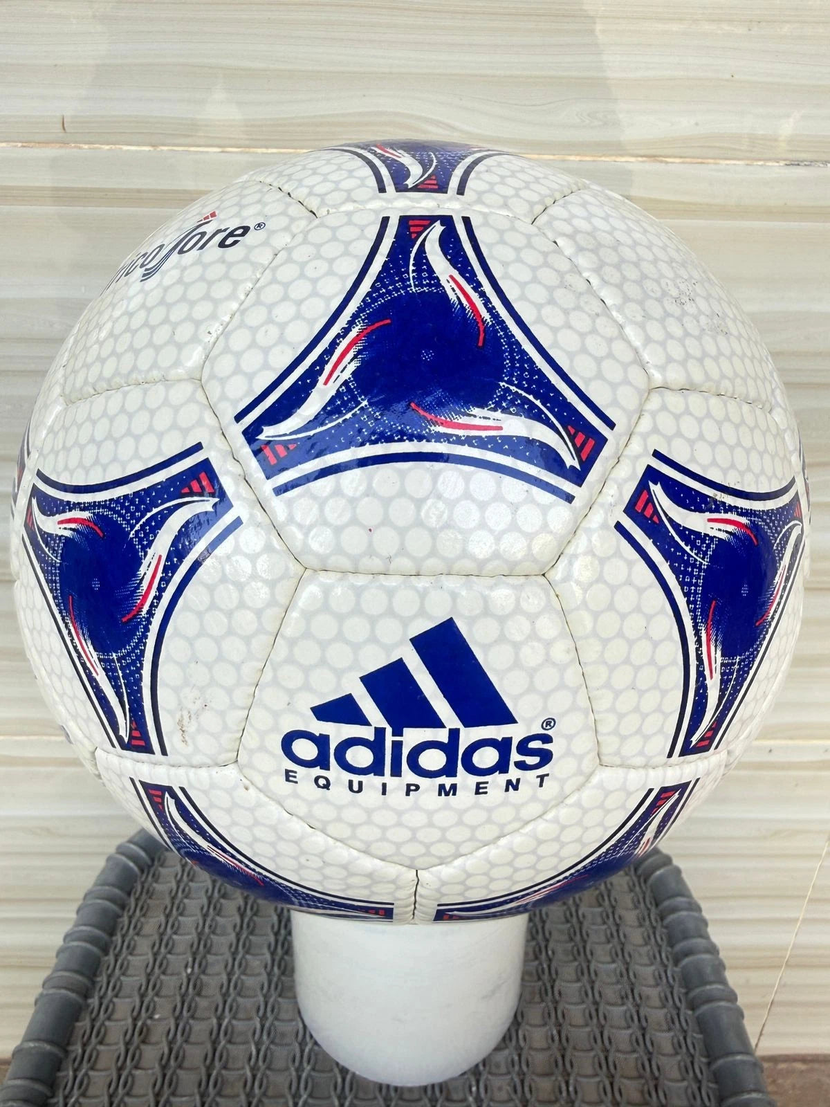 1998 World Cup Tricolor Leather Soccer Ball – Size 5 Football Collectible
