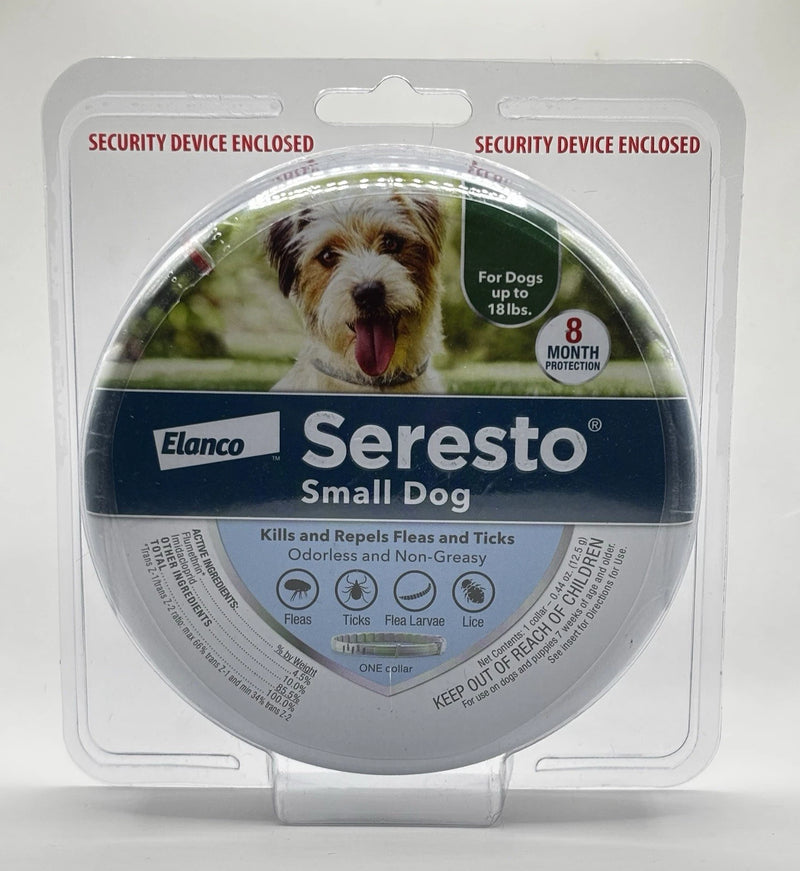 Flea and Tick Prevention Collar for Small Dogs Up to 18 lbs, 8-Month Protection