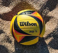 Size 5 Beach Volleyball – Black & Yellow Outdoor Match Ball