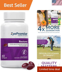Omega-3 Eye Health Supplement – 60 Softgels, 30-Day Supply