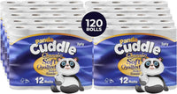 120 Rolls 3-Ply Soft Quilted Toilet Tissue Paper – Ultra Strong Luxury Bathroom Rolls