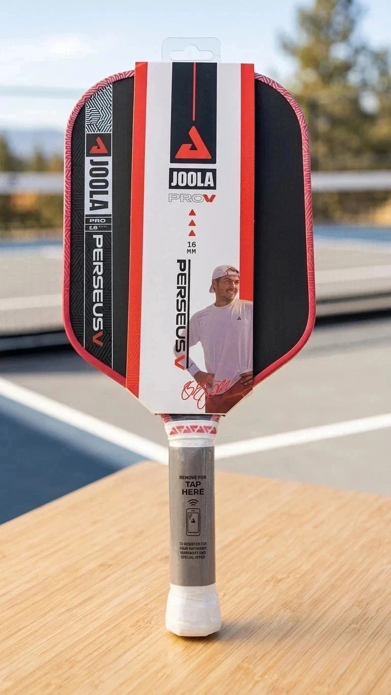 16mm Red Carbon Fiber Pickleball Paddle – USAP Approved, New Sealed