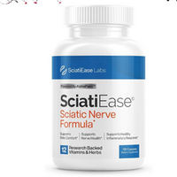Sciatic Nerve Support Supplement – AlphaPalm, Pea Extract & B Vitamins, 120 Capsules