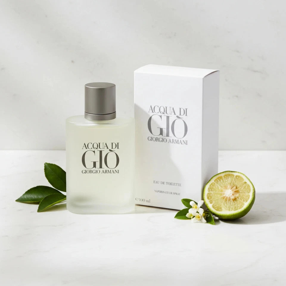Acqua Di Gio Eau de Toilette Spray for Men – Classic Cologne – 100 ml (3.4 fl oz)