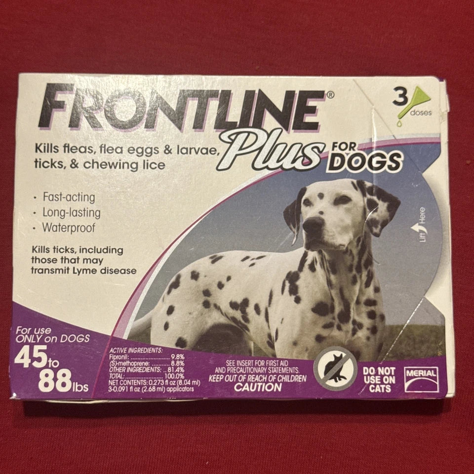 Flea and Tick Treatment for Large Dogs 45–88 lbs, 6 Doses, 6-Month Supply