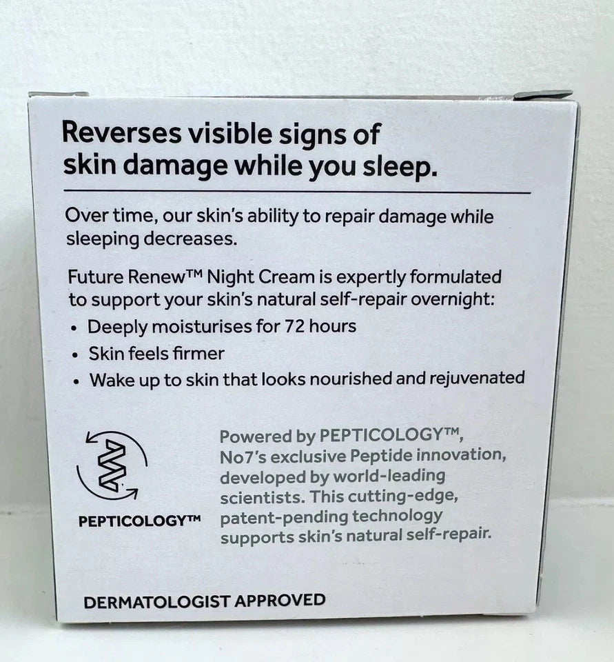 Future Renew Damage Reversal Night Face Cream – Moisturizing Anti-Aging Skincare, 1.69 oz / 50 ml