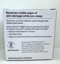 Future Renew Damage Reversal Night Face Cream – Moisturizing Anti-Aging Skincare, 1.69 oz / 50 ml