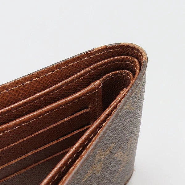 Men's Slim Monogram Canvas Wallet – Compact Everyday Card Holder