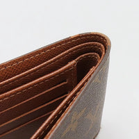 Men's Slim Monogram Canvas Wallet – Compact Everyday Card Holder
