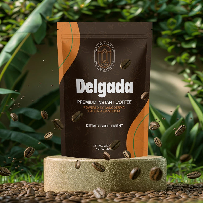 Premium Instant Coffee with Reishi Mushroom Extract – Ganoderma Lucidum Coffee Blend