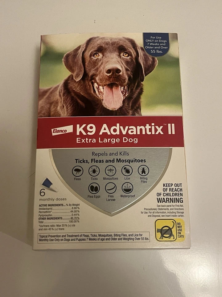 Flea, Tick & Mosquito Prevention for Dogs 21–55 lbs, 6 Monthly Doses