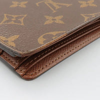 Men's Slim Monogram Canvas Wallet – Compact Everyday Card Holder