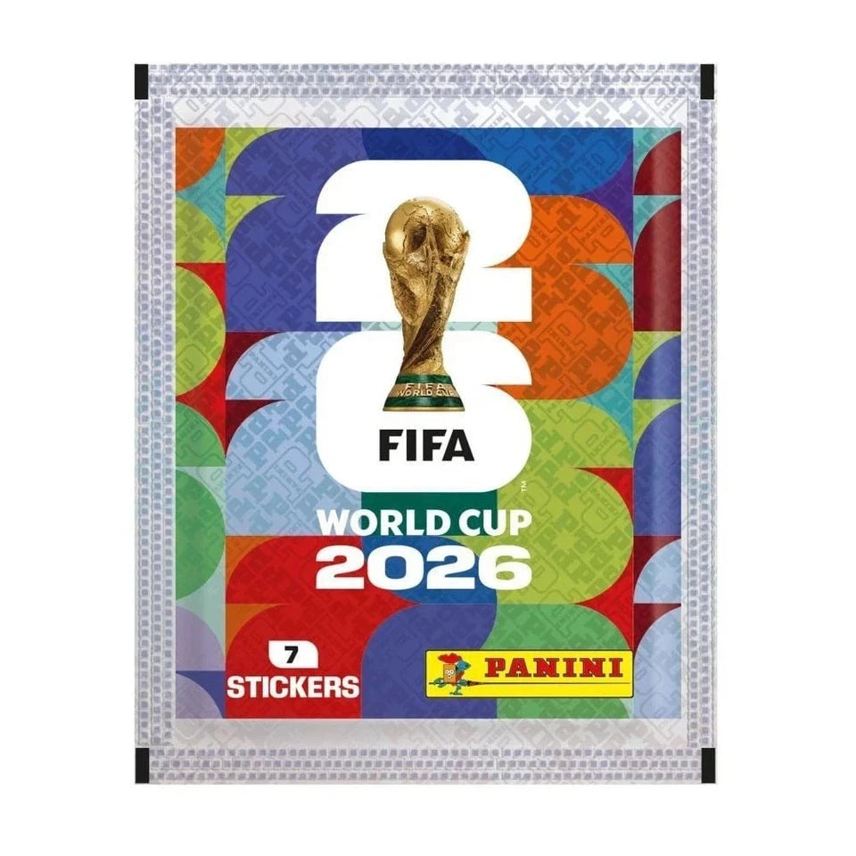 2026 FIFA World Cup Soccer Sticker Collection – Sealed Box of 50 Packs