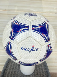 1998 World Cup Tricolor Leather Soccer Ball – Size 5 Football Collectible