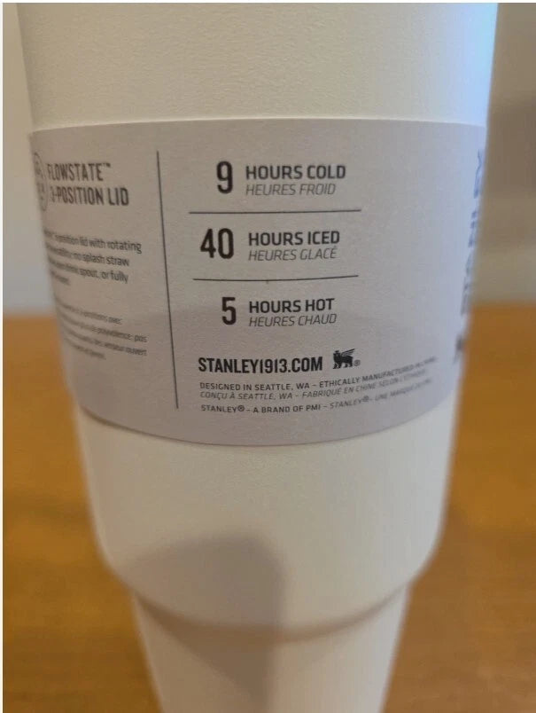 30 oz Cream Insulated Stainless Steel Tumbler with FlowState Lid