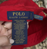 Men's Red Cotton Chino Baseball Cap – Classic Adjustable One Size Hat
