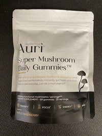 Super Mushroom Daily Gummies, 12 Mushroom Blend with Chaga, 60 Count