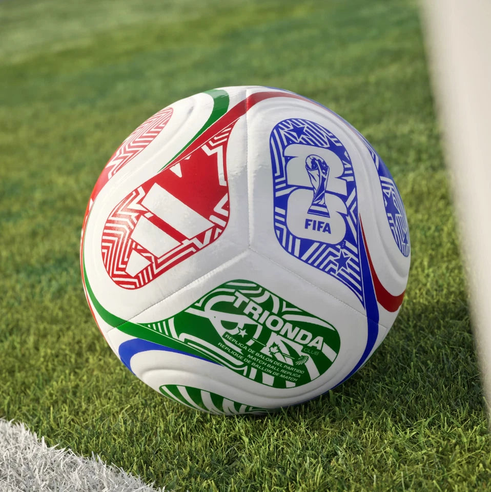 2026 World Cup Trionda Club Soccer Ball – Size 5, Multicolor