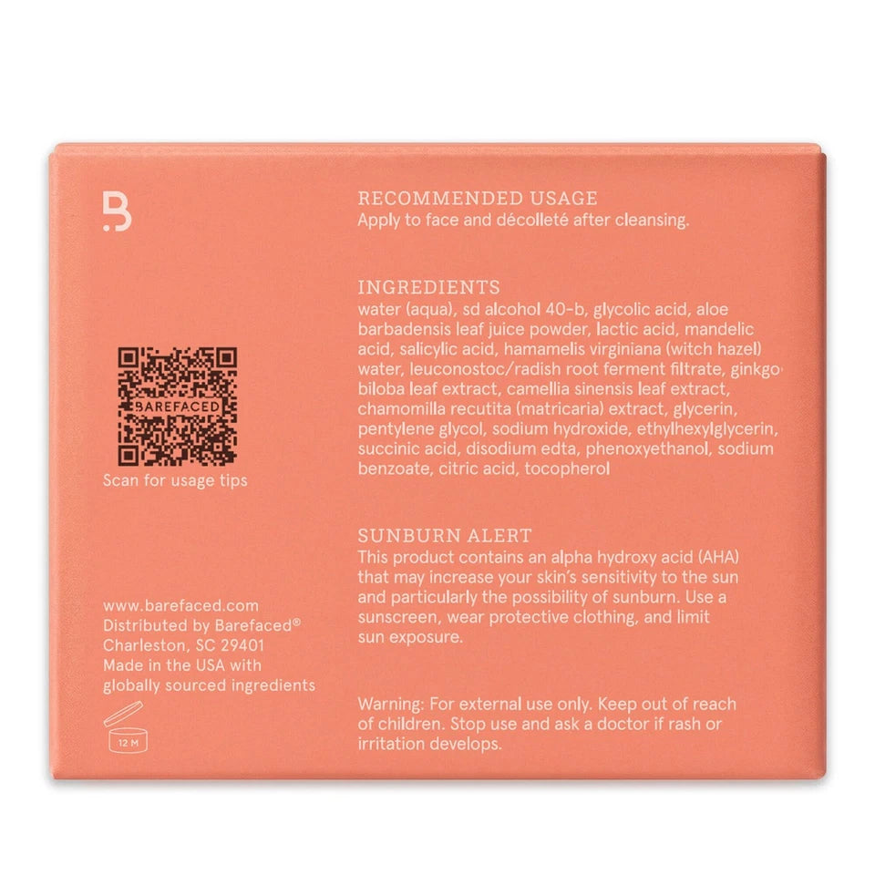 Exfoliating Facial Toning Pads for Smooth, Radiant Skin – 60 Count