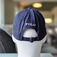 Men's Navy Blue Cotton Chino Baseball Cap – Adjustable One Size