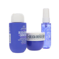 Delícia Drench Body Care Gift Set – Hydrating Skincare Travel Kit