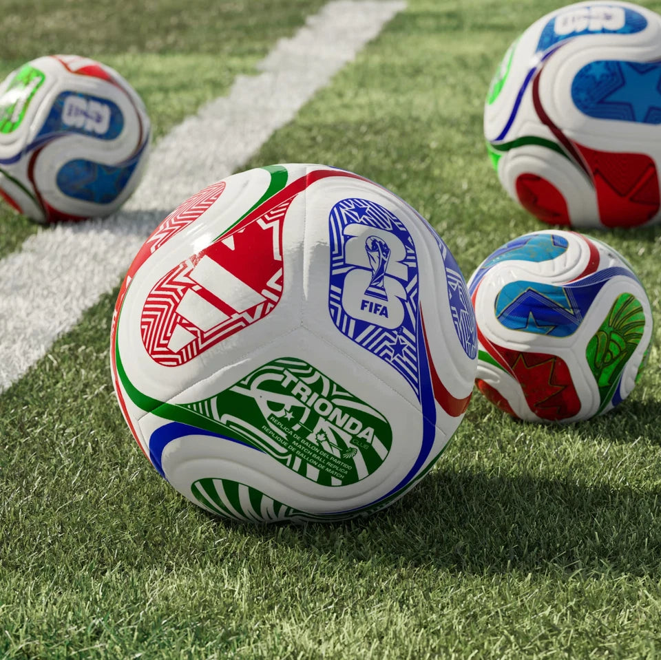 2026 World Cup Trionda Club Soccer Ball – Size 5, Multicolor