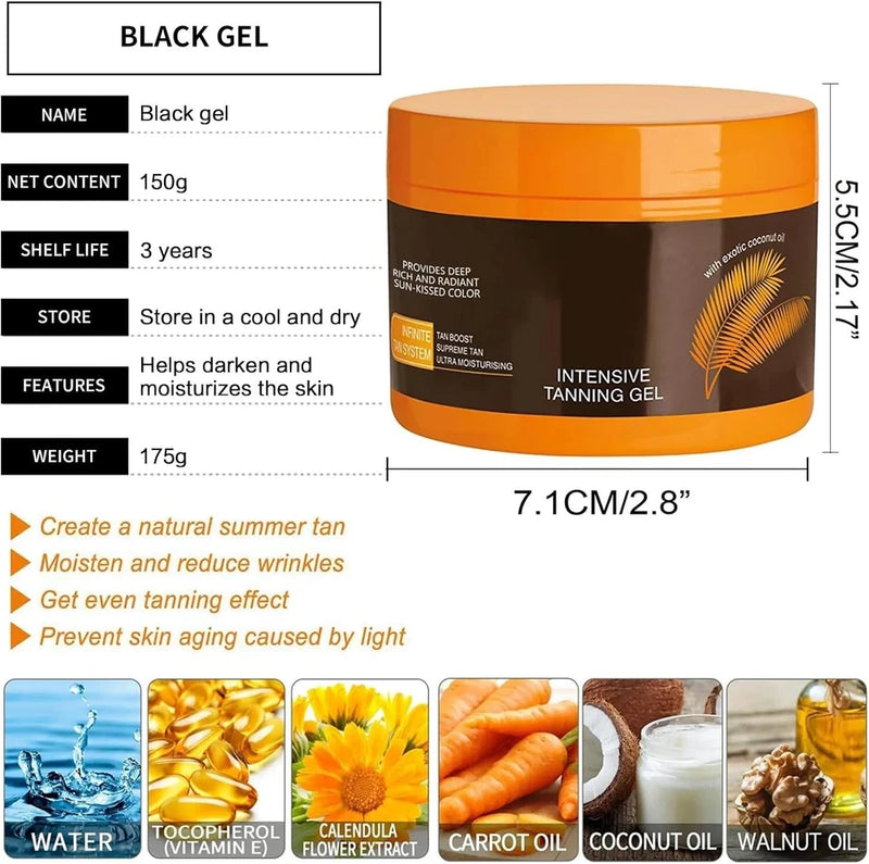 Intensive Tanning Gel – Tan Accelerator, Sun Tanning Formula