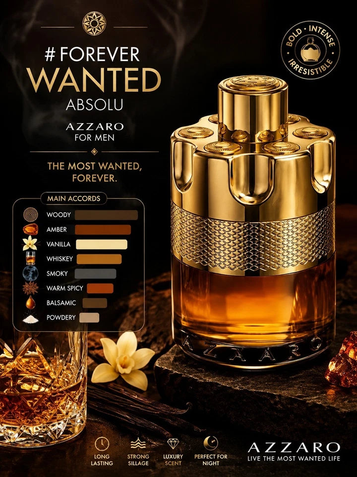 Men's Absolu Parfum Spray – Premium Fragrance – 100 ml / 3.38 fl oz