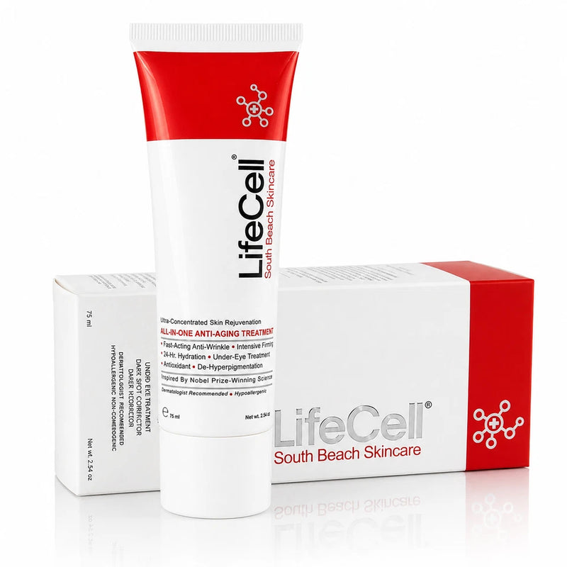 All-in-One Anti-Aging Facial Treatment for Firming, Hydration & Smooth-Looking Skin – 2.54 oz